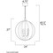 Maxim Lighting Provident 5-Light Chandelier 10032BK - alternate 2